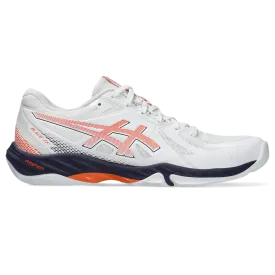 Asics Men's Blade FF Indoor Court Shoes White Nova Orange SS25