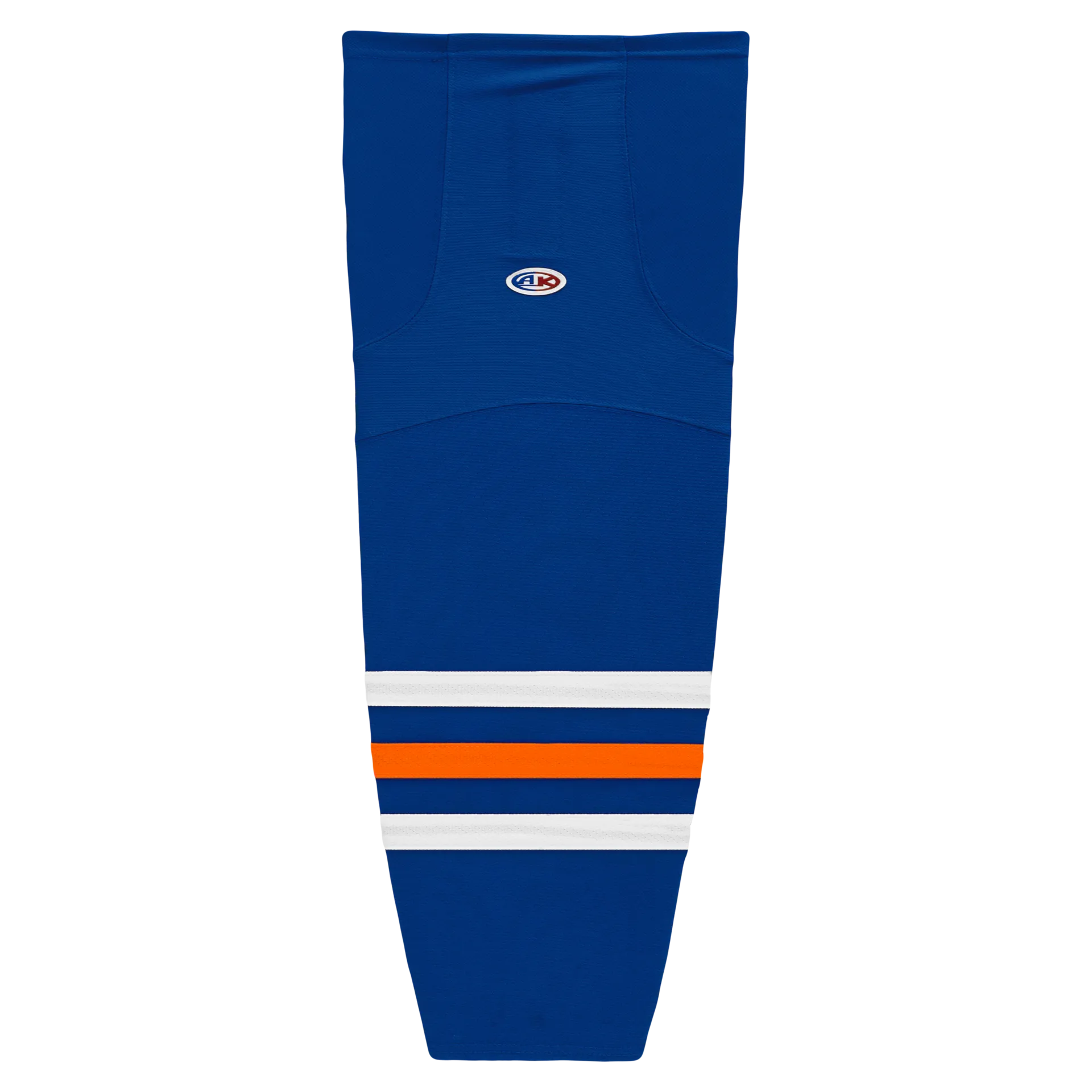 Athletic Knit (AK) HS2100-320 Edmonton Oilers Royal Blue Mesh Ice Hockey Socks
