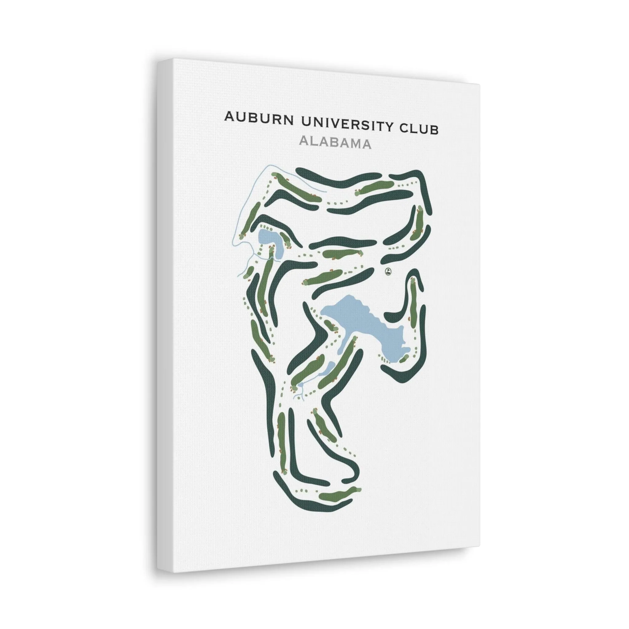 Auburn University Club, Alabama - Printed Golf Course