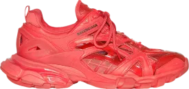 Balenciaga Track.2 Sneaker Clear Sole - Red