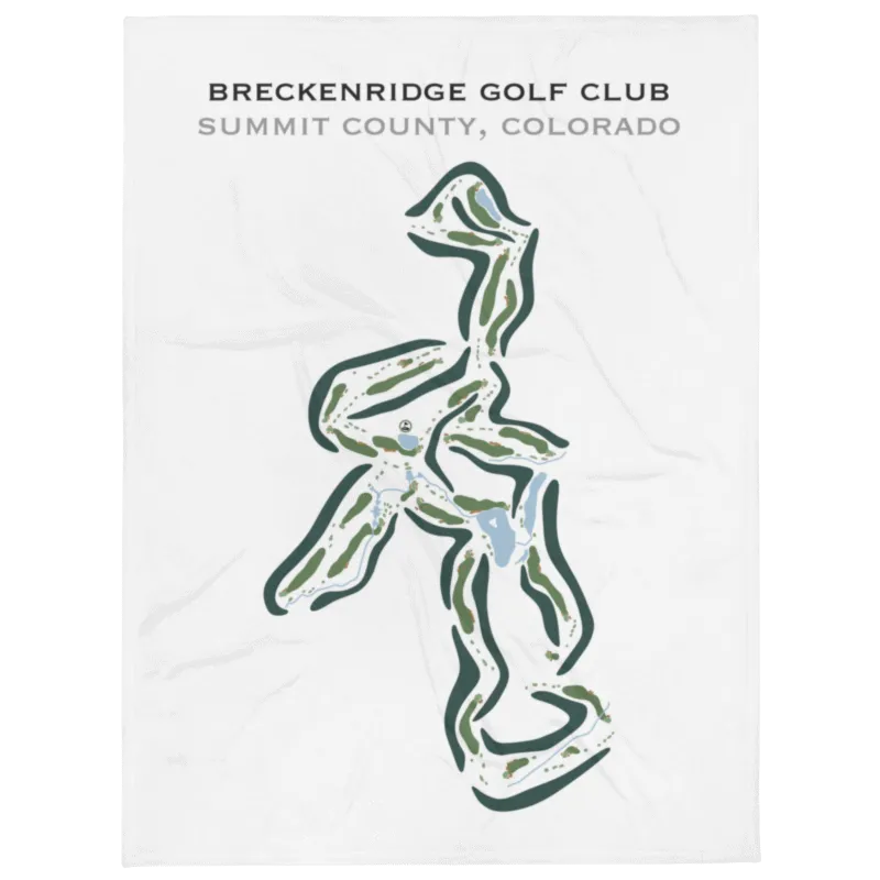 Breckenridge Golf Club, Summit County, Colorado - Printed Golf Course