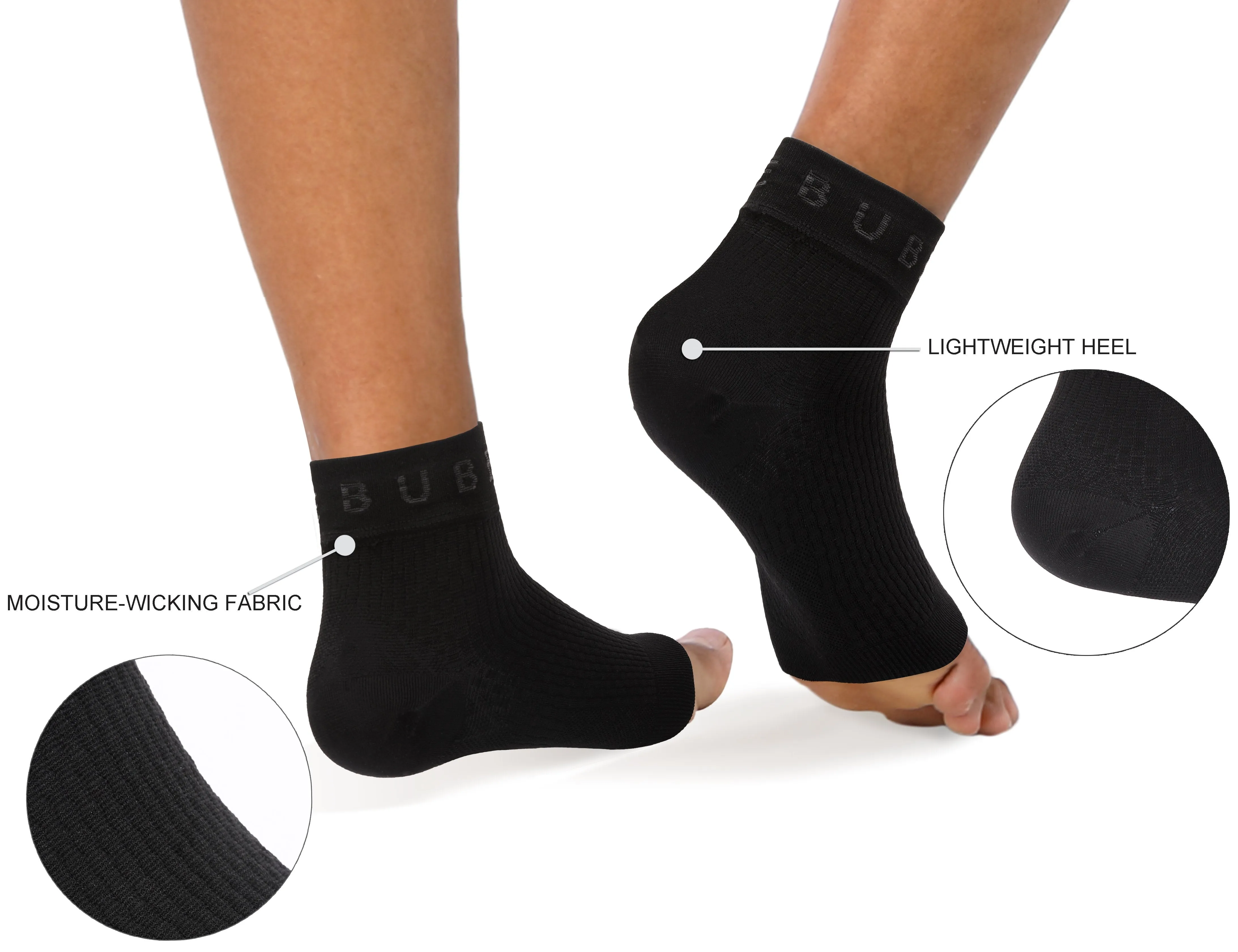 BUBBLELIME 80N/20S Compression Arch Support Ankle Brace