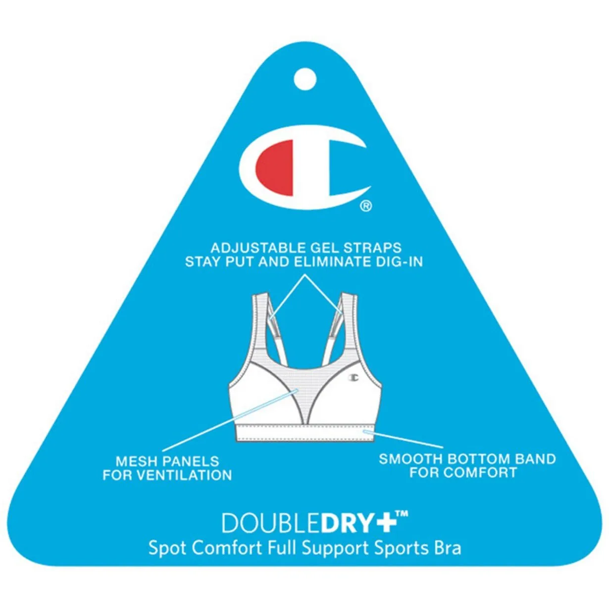 Champion Spot Confort Max Support Molded Cup Sports Bra 1602