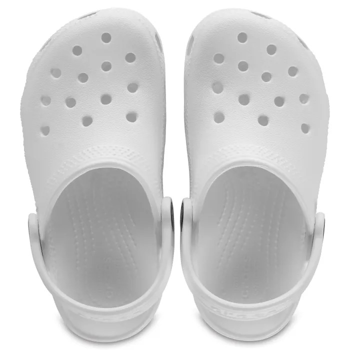 Crocs Kids - Youths Classic Clog K White Sandals NOT RETURNABLE
