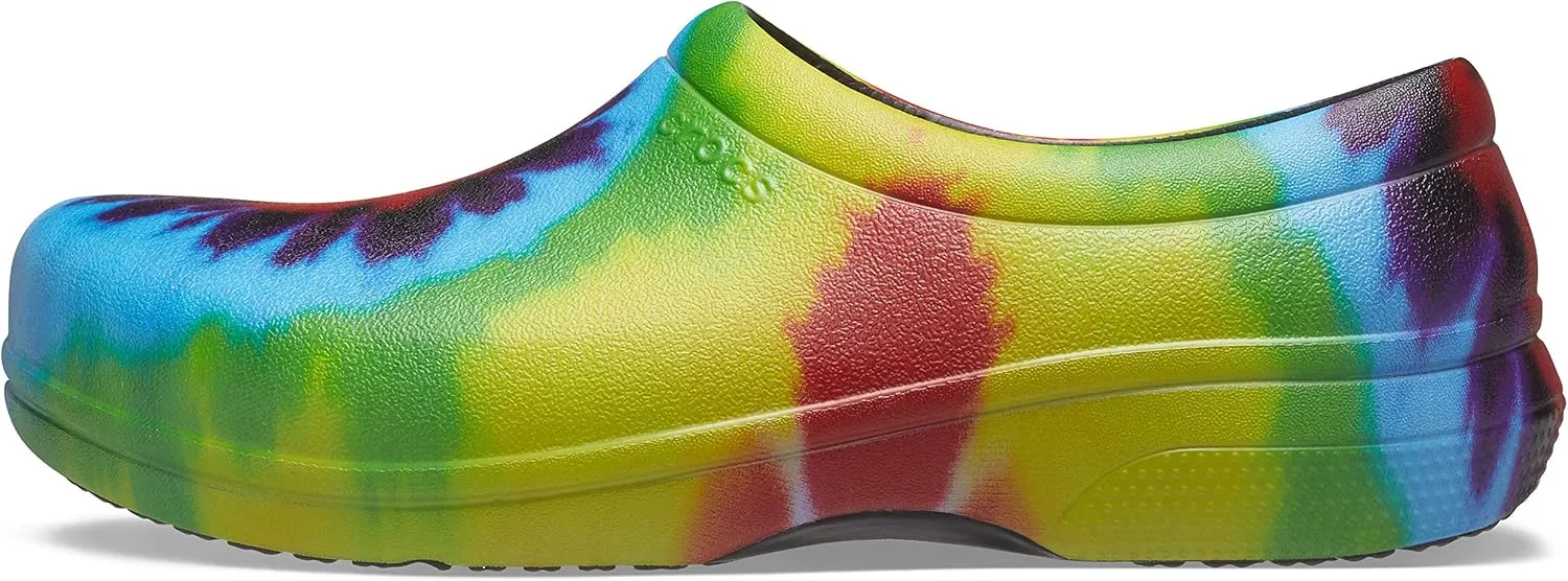 Crocs Unisex-Adult On The Clock Clogs, Slip Resistant Shoes