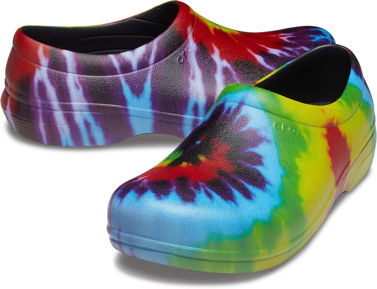 Crocs Unisex-Adult On The Clock Clogs, Slip Resistant Shoes