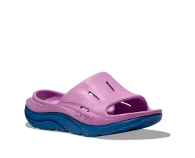 Hoka All Gender/Unisex Ora Recovery Slide 3 Color: Cyclamen/Coastal Sky