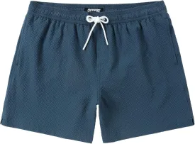 Men's Swim Shorts 5 inch Seersucker Swimming Trunks for Men Beach Shorts
