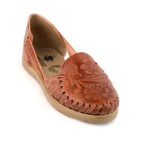 Mexican Leather Shoes for Women - Model 369 (8, Nut)
