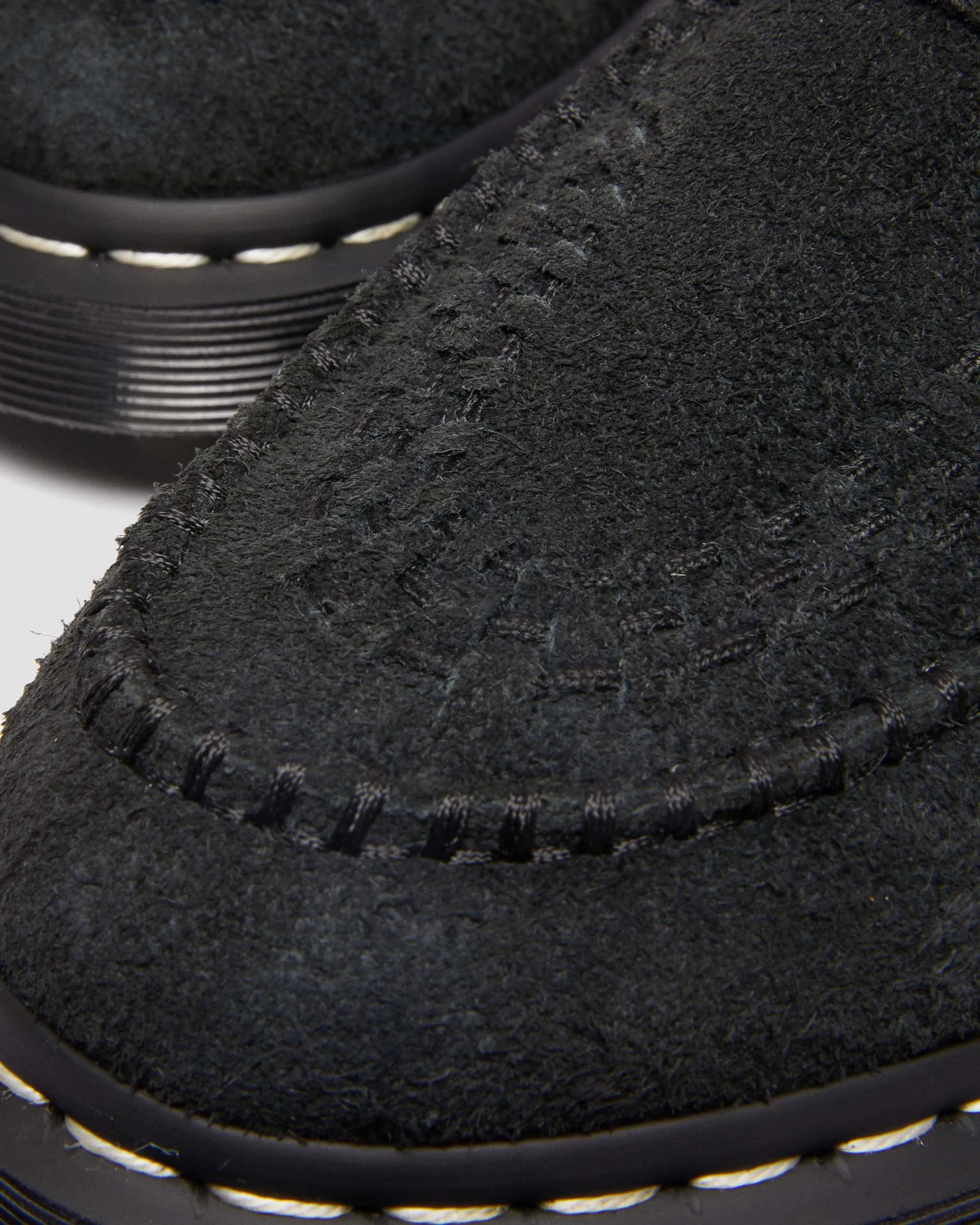 Neighborhood Penton Hairy Suede Leather Shoes