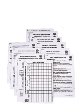 PADI Slates: Rescue Diver Instructor Cue Cards