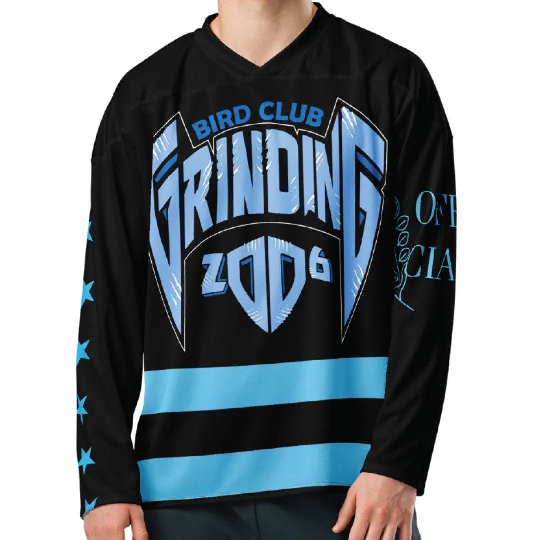 Retro 9 Powder Blue Hockey Jersey