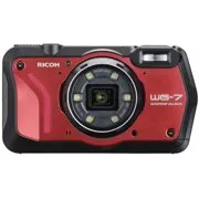 Ricoh WG-7 Waterproof Digital Camera (Red)