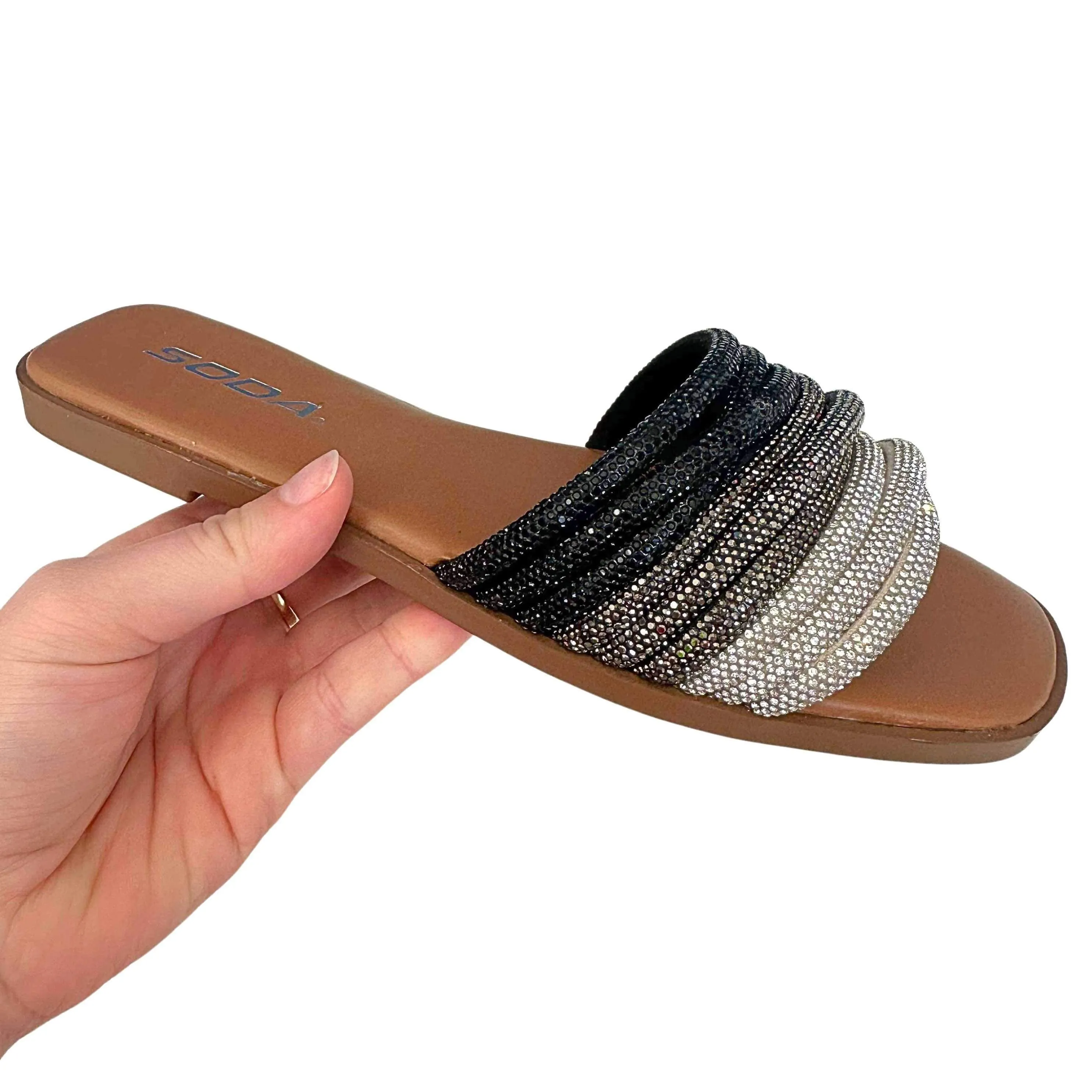 Stable Gunmetal Sandal