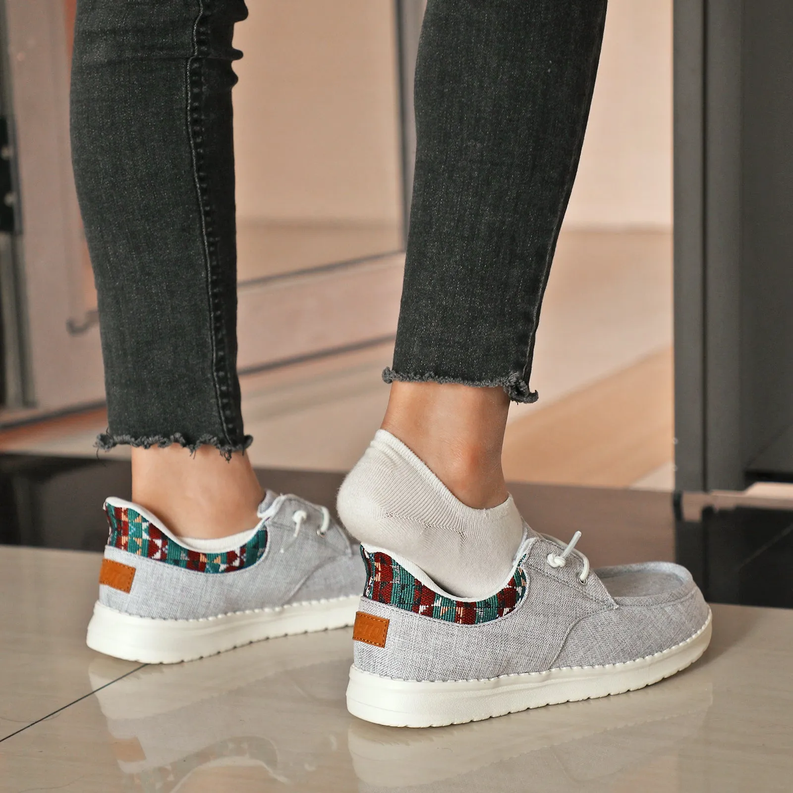 STQ Ease in Women Slip on Boat Shoes