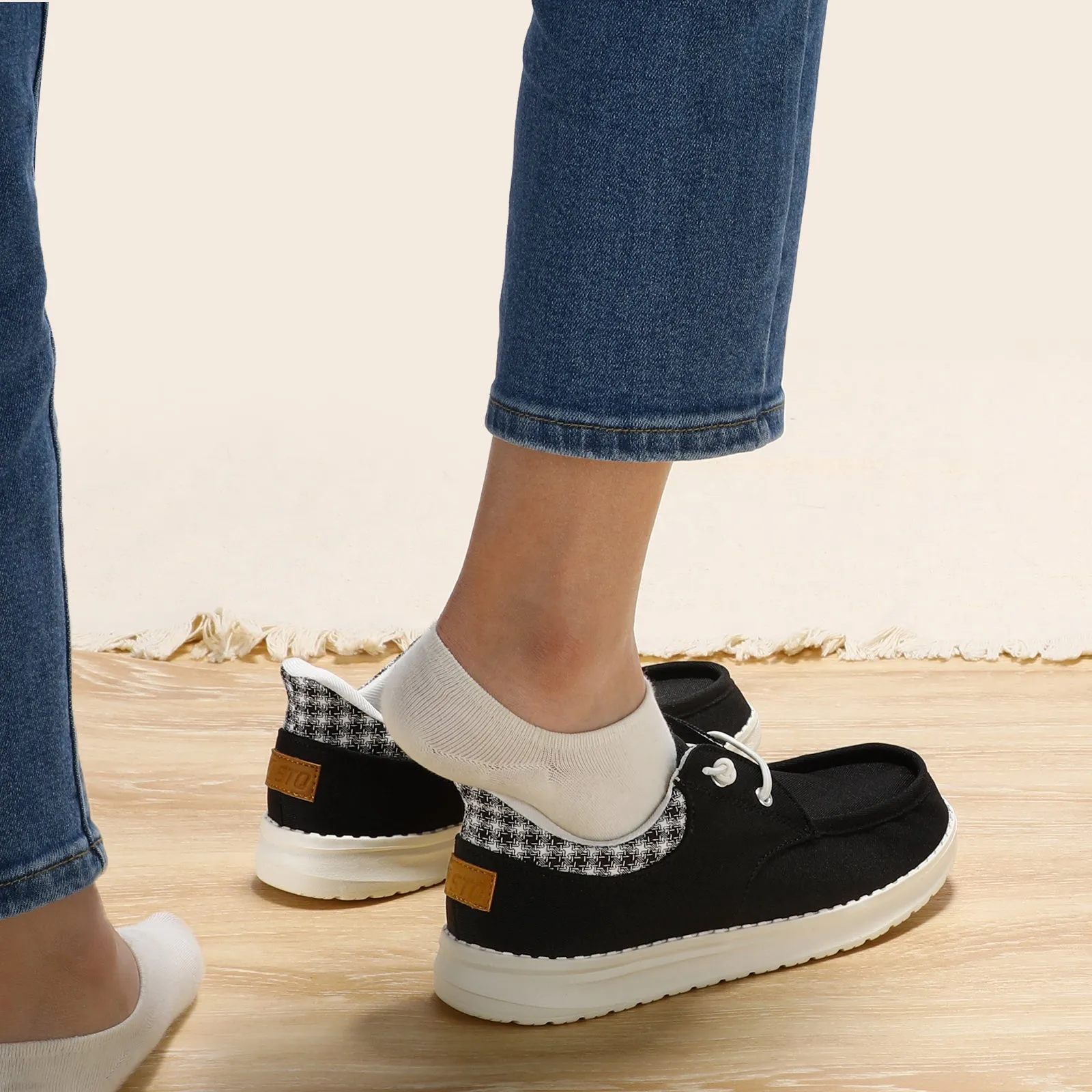 STQ Ease in Women Slip on Boat Shoes