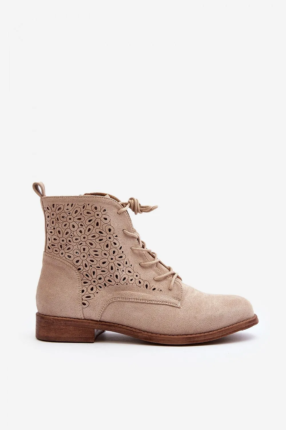 TEEK - Laced Suede Short Boots