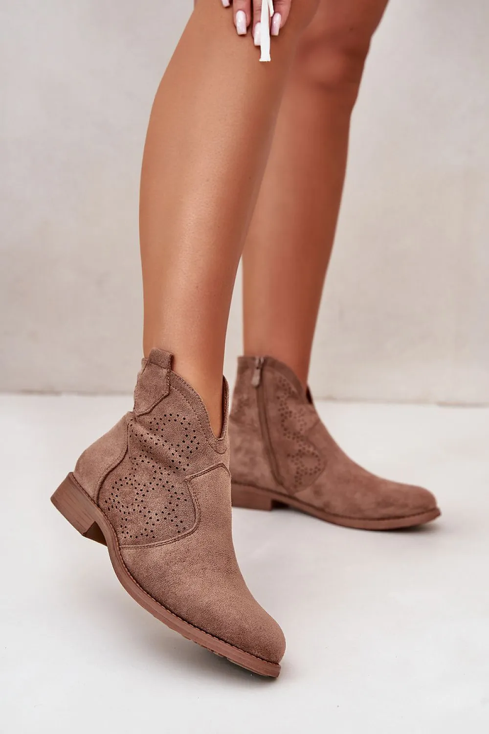 TEEK - Stencil Suede Ankle Boots