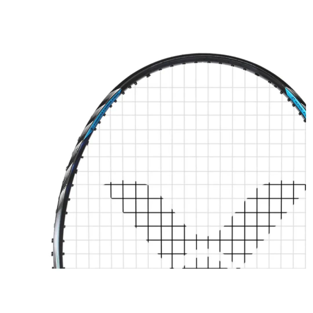Victor Auraspeed HS Plus Unstrung Badminton Racket [Dull Black]