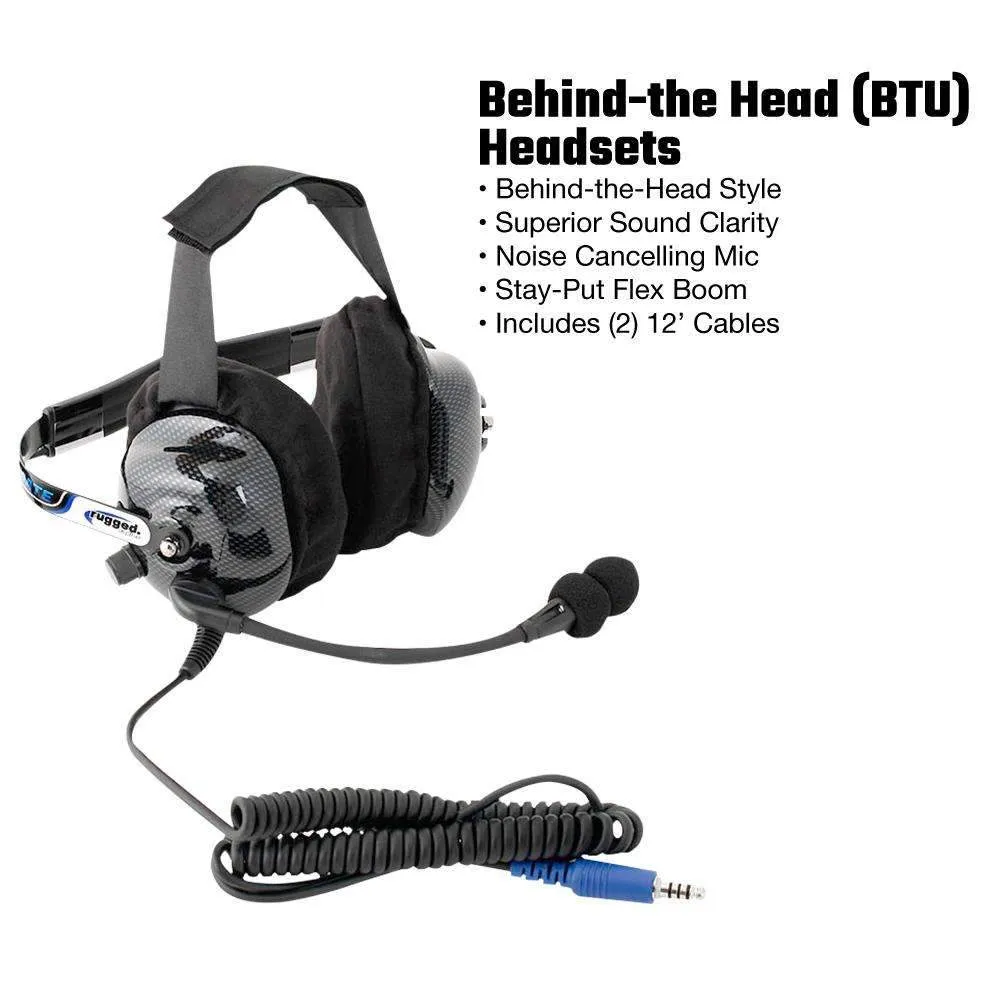 *Waterproof GMRS Radio* Can-AM X3 Complete UTV Communication Kit with Top Mount